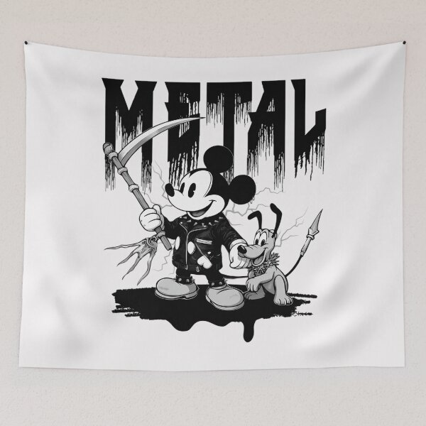 Item preview, Death Metal Mickey designed and sold by TomLesch.