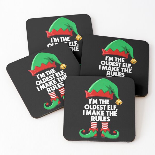 Item preview, Funny Christmas - I'm The Oldest Elf, I Make The Rules designed and sold by Jaanussar.