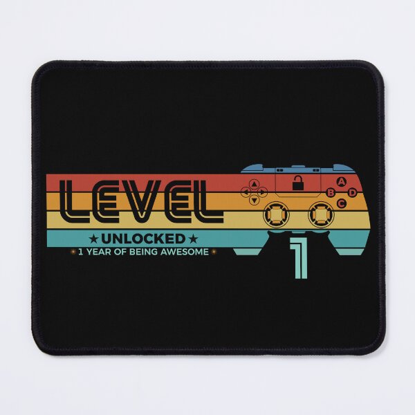 Item preview, Level 1 Unlocked - 1 year old - 1st Birthday Gamer designed and sold by NH2019.
