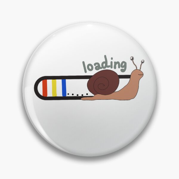 Item preview, Cute Character Battery & Loading Bar Icons Snail) designed and sold by Ikattyg.