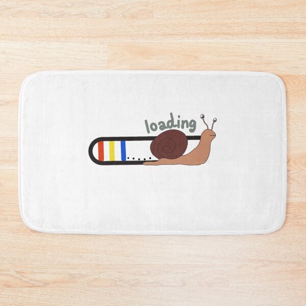 Item preview, Cute Character Battery & Loading Bar Icons Snail) designed and sold by Ikattyg.