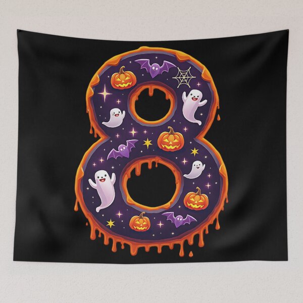 Item preview, Halloween Number 8 Ghosts Pumpkins Spooky Costume designed and sold by ArtDesignTp.