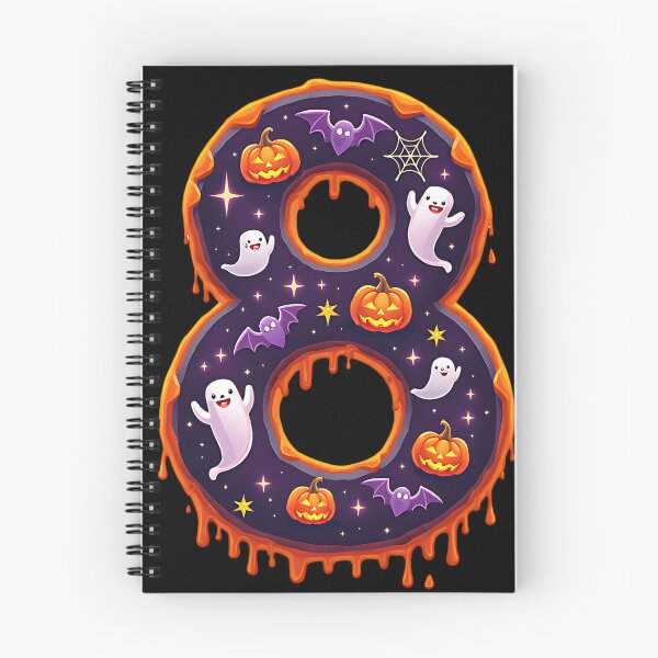 Artikelvorschau, Halloween Nummer 8 Geister Kürbisse Gruseliges Kostüm entworfen und verkauft von ArtDesignTp.