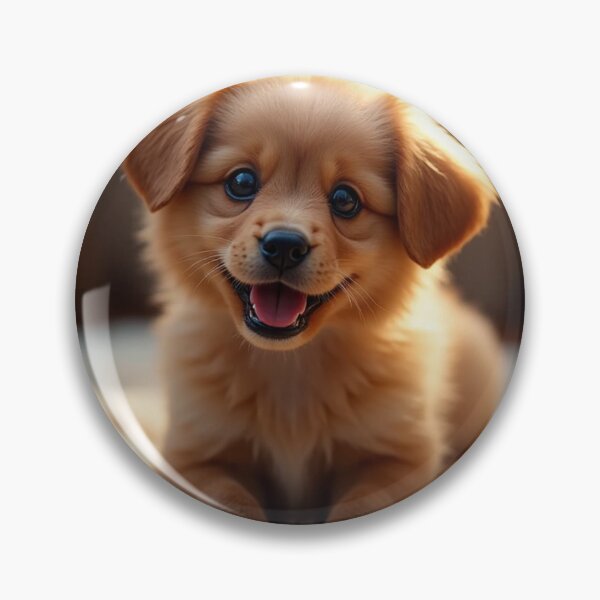 Item preview, Cute Puppy Smiling on a Carpet designed and sold by Fabrifrank.