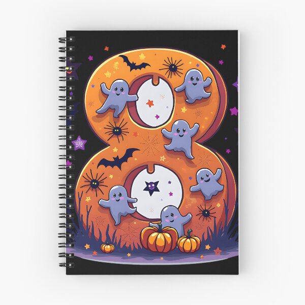 Artikelvorschau, Halloween Nummer 8 Geister Kürbisse Gruseliges Kostüm entworfen und verkauft von ArtDesignTp.