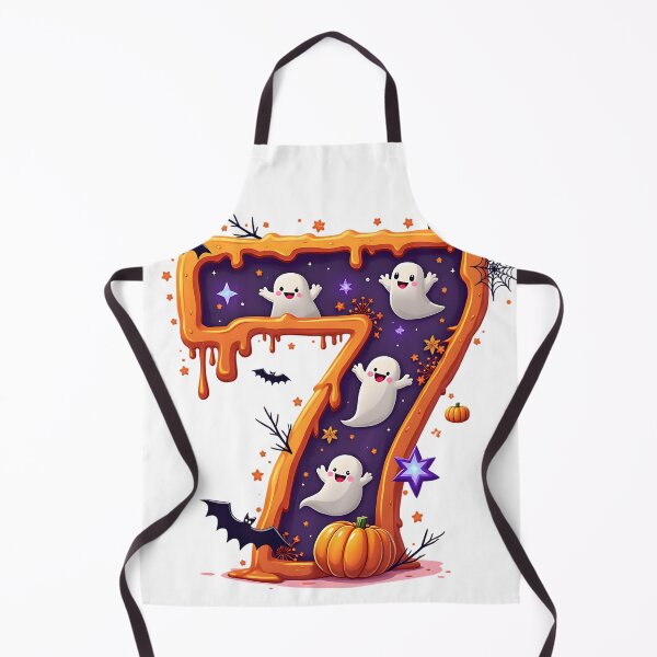 Item preview, Halloween Number 7 Ghosts Pumpkins Spooky Costume designed and sold by ArtDesignTp.