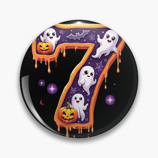 Item preview, Halloween Number 7 Ghosts Pumpkins Spooky Costume designed and sold by ArtDesignTp.