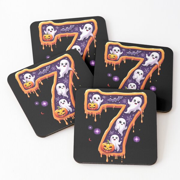 Artikelvorschau, Halloween Nummer 7 Geister Kürbisse Gruseliges Kostüm entworfen und verkauft von ArtDesignTp.