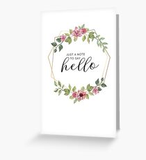 Just Because Greeting Card Greeting Card