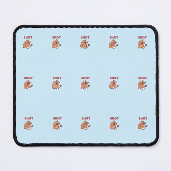 Item preview, Cute Capybara Playing Hockey – Kawaii Sports Animal with “Shot” Text designed and sold by Moon's Arts.