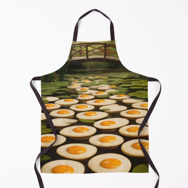 Item preview, Fried eggs in water. designed and sold by MyHappyArtShop.