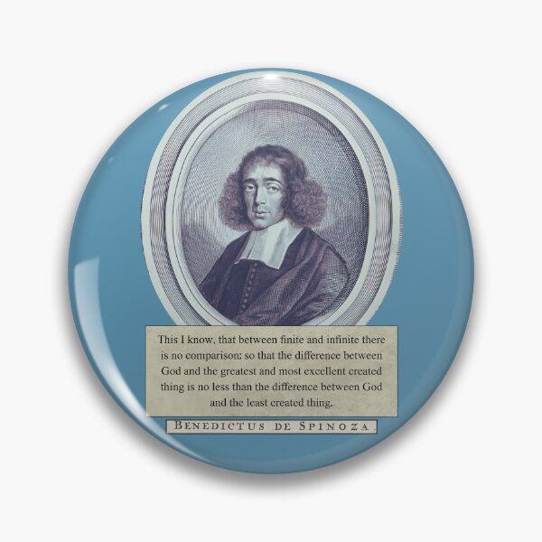 Item preview, Baruch Spinoza quote: This I know, that between finite and infinite there is no comparison; designed and sold by artbleed.