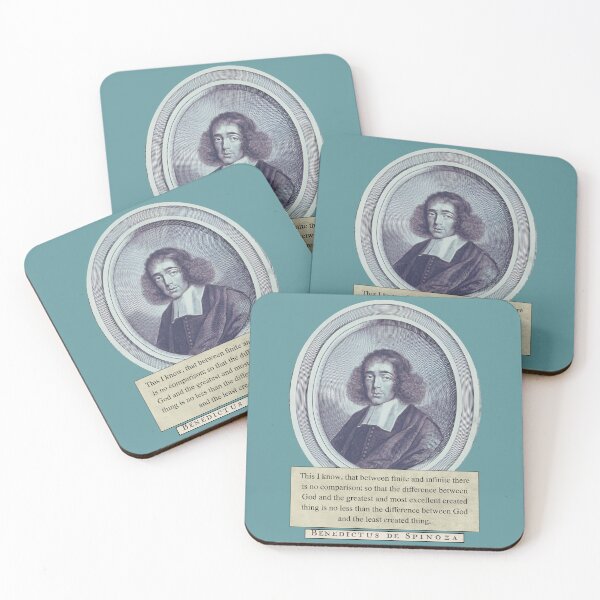 Item preview, Baruch Spinoza quote: This I know, that between finite and infinite there is no comparison; designed and sold by artbleed.