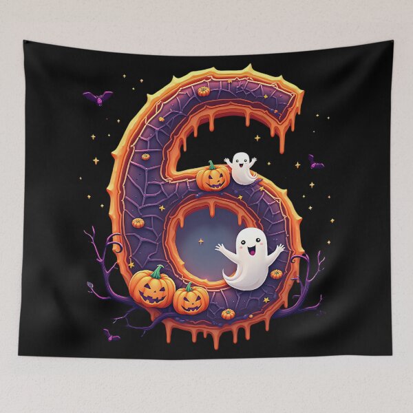 Item preview, Halloween Number 6 Ghosts Pumpkins Spooky Costume designed and sold by ArtDesignTp.