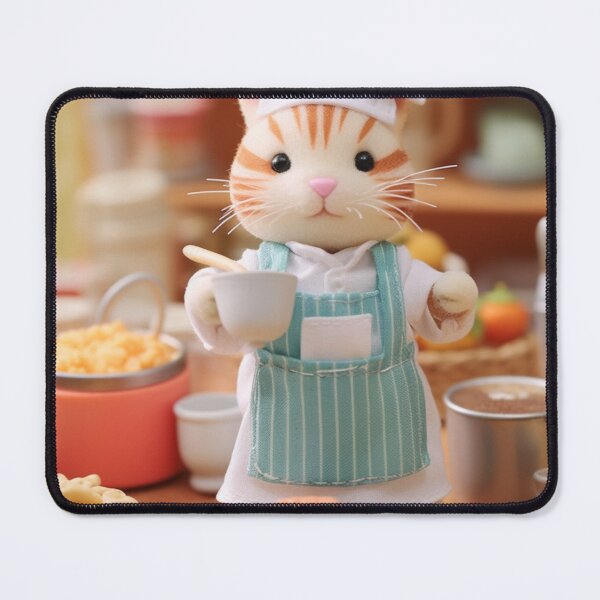Item preview, Adorable Cat Chef in Kitchen – Cute Kawaii Foodie Art designed and sold by Juli M..