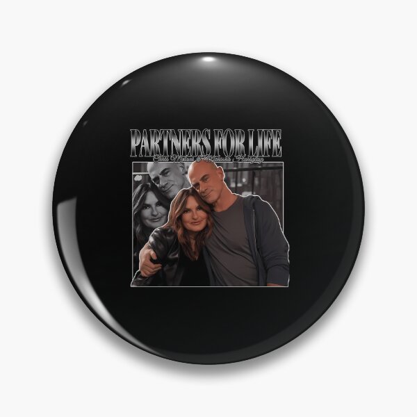 Item preview, Partners for Life Mariska Hargitay and Chris Meloni 90s Inspired Vintage Homage  	 designed and sold by kjimmvndouh29.