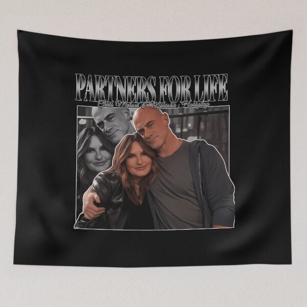 Item preview, Partners for Life Mariska Hargitay and Chris Meloni 90s Inspired Vintage Homage  	 designed and sold by kjimmvndouh29.