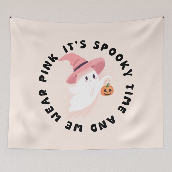 Item preview, It's Spooky Time And We Wear Pink designed and sold by witchlingart.