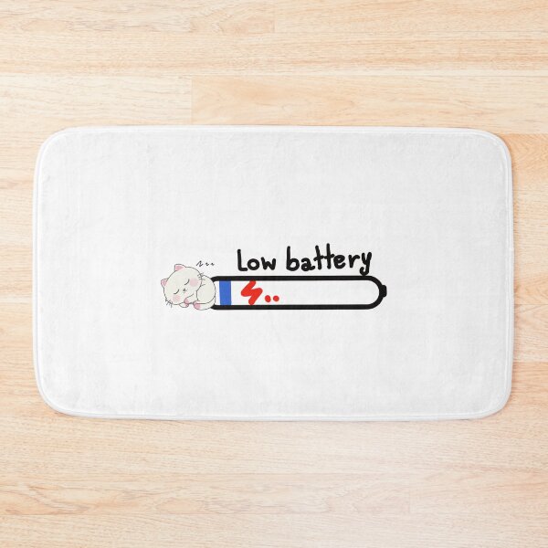 Item preview, Cute Character Battery & Loading Bar Icons Cat designed and sold by Ikattyg.