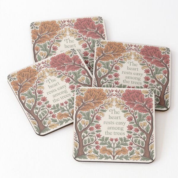 Item preview, Fall Botanical Vintage Cottagecore William Morris inspired Cozy Quotes Floral Decor designed and sold by Heritage Hive Studio.