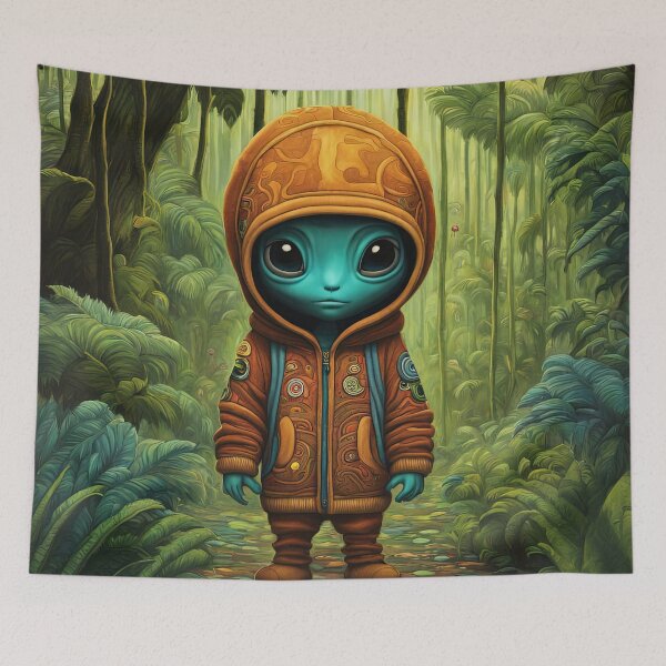 Item preview, Alien in the Jungle designed and sold by Colin Bentham.