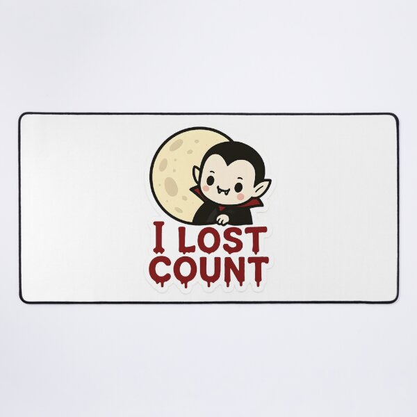 Item preview, Kawaii Dracula Full Moon – Cute Vampire “I Lost Count” Halloween Design designed and sold by OsasChild.