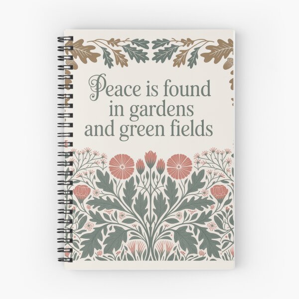 Item preview, Botanical Vintage Cottagecore William Morris inspired Cozy Quotes Floral Decor designed and sold by Heritage Hive Studio.