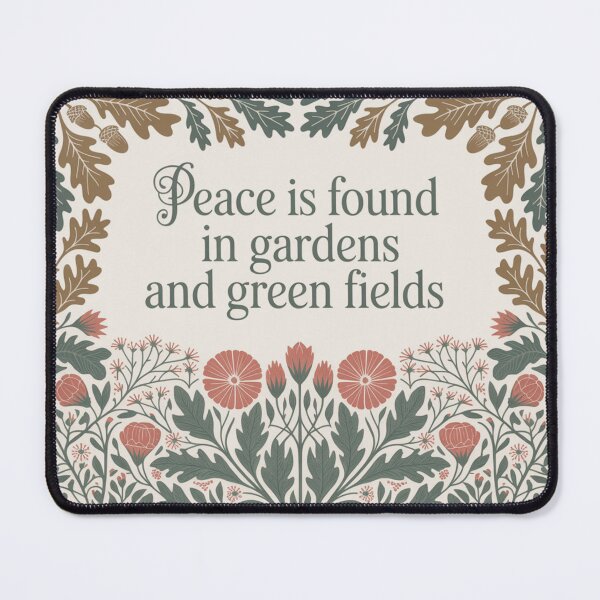 Item preview, Botanical Vintage Cottagecore William Morris inspired Cozy Quotes Floral Decor designed and sold by Heritage Hive Studio.