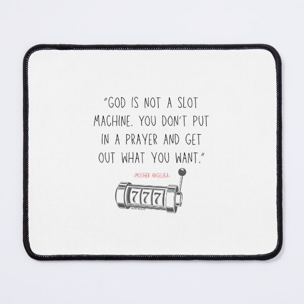 Item preview, Mother Angelica Slot Machine Quote designed and sold by HavilahPrintsCo.