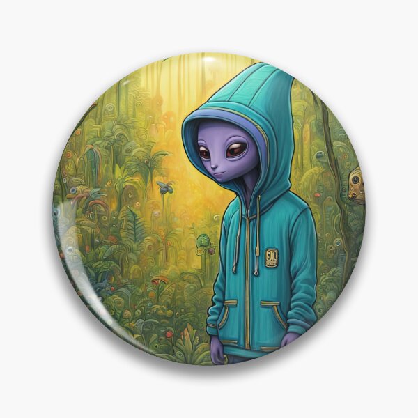 Item preview, Alien in the Jungle designed and sold by Colin Bentham.