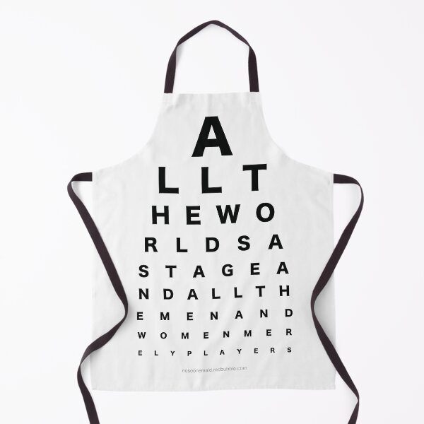 Item preview, "ALL THE WORLD'S A STAGE" Shakespeare Quotation designed and sold by nosoonersaid.