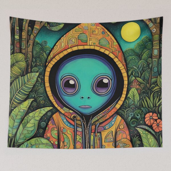 Item preview, Alien in the Jungle designed and sold by Colin Bentham.