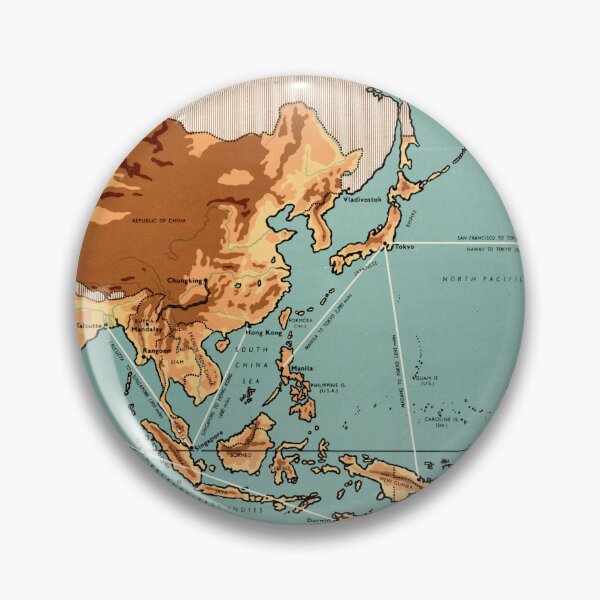 Item preview, Historical WWII Map Poster | The War Against Japan | 1943 Pacific Theater Map | Allied Strategy & Key Locations designed and sold by artofuniverse.