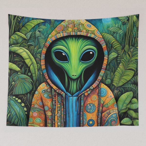 Item preview, Alien in the Jungle designed and sold by Colin Bentham.