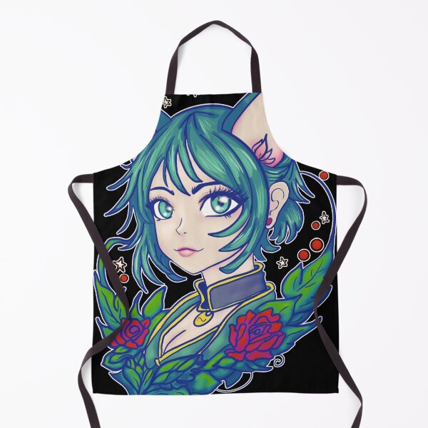 Item preview, Floral Feline Fantasy Green designed and sold by LARiozzi.