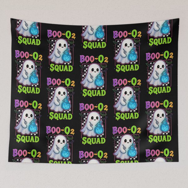 Item preview, Boo O₂ Squad – Funny Halloween Respiratory Therapist Design designed and sold by ClinicalHubs.