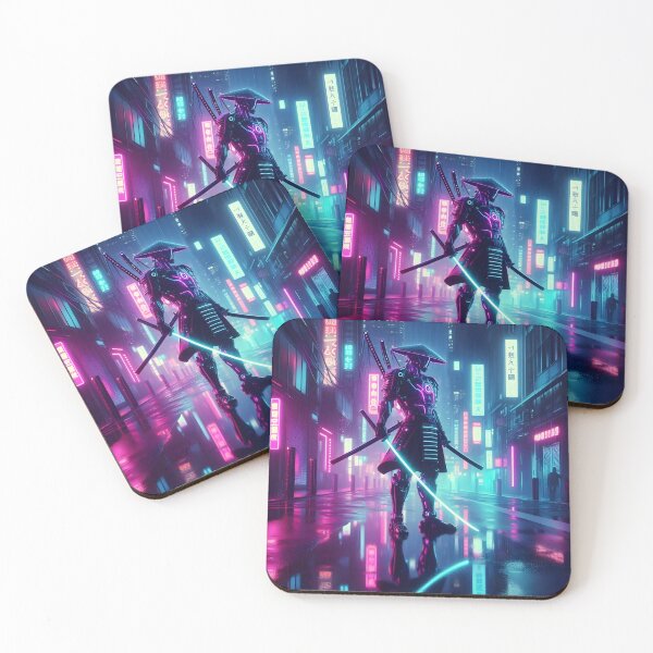 Item preview, Cyberpunk Samurai  designed and sold by ArtsyWishesShop.