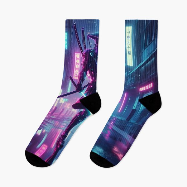 Item preview, Cyberpunk Samurai  designed and sold by ArtsyWishesShop.