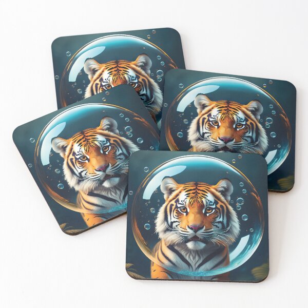 Item preview, Magical Bubble Tiger designed and sold by MDKey DESIGN.