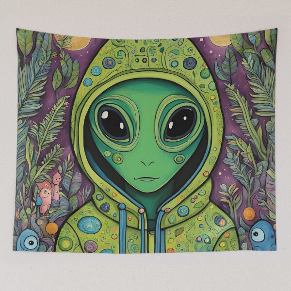Item preview, Alien in the Jungle designed and sold by Colin Bentham.