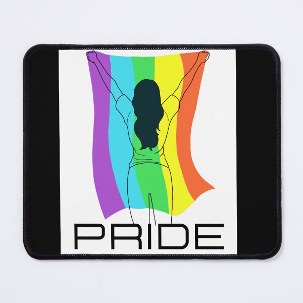 Item preview, Pride Woman with Rainbow Towel LGBT designed and sold by NaGoSphere.