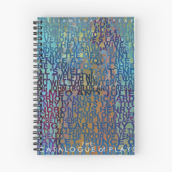 Item preview, "Catalogue of Plays" Shakespeare designed and sold by nosoonersaid.