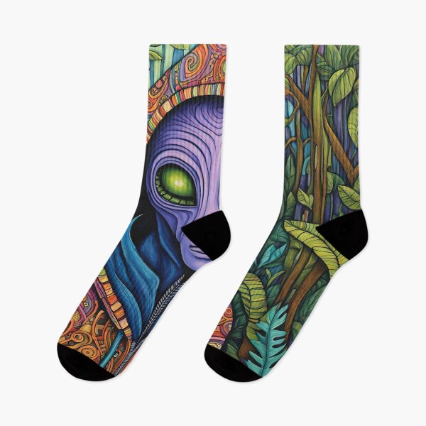 Item preview, Alien in the Jungle designed and sold by Colin Bentham.
