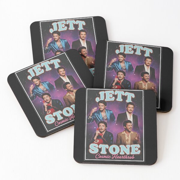 Item preview, Jett Stone – Cosmic Heartthrob Retro Music Poster designed and sold by Rassrus.