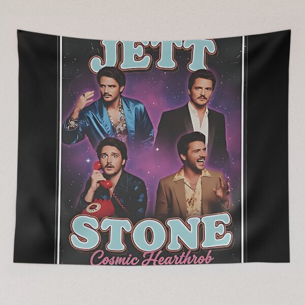 Item preview, Jett Stone – Cosmic Heartthrob Retro Music Poster designed and sold by Rassrus.