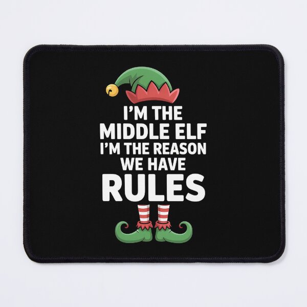 Item preview, Funny Christmas - I’m the Middle Elf designed and sold by Jaanussar.
