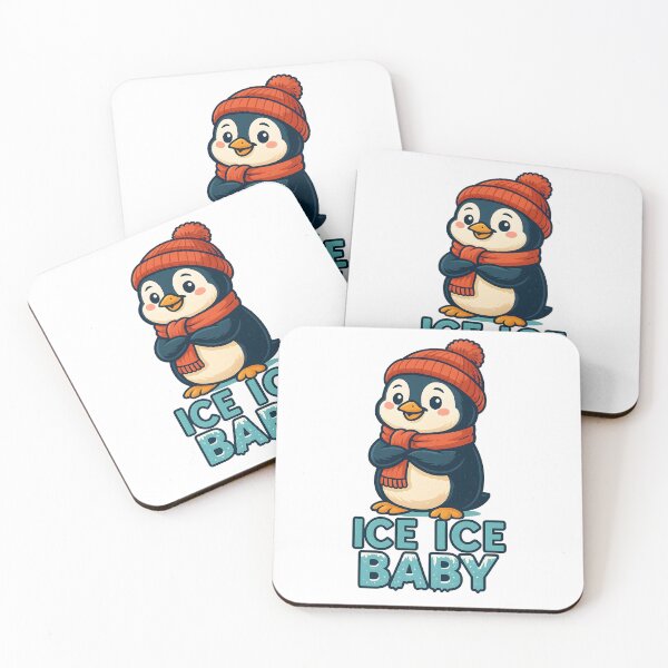 Item preview, Ice Ice Baby – Funny Winter Penguin Design designed and sold by VibeCircuit61.