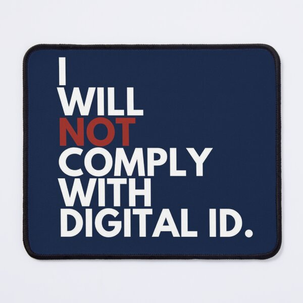 Item preview, I will not comply with digital ID designed and sold by Tee4One.