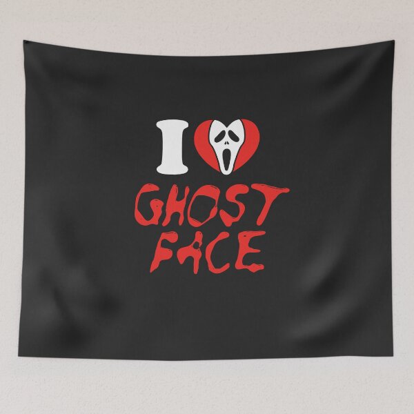 Item preview, I Love Ghost Face Blood Typography designed and sold by shitpostee.