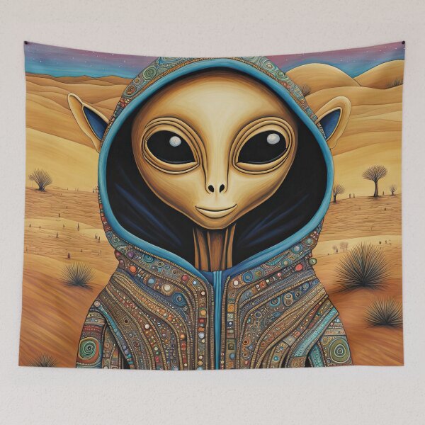 Item preview, Alien in Sahara designed and sold by Colin Bentham.